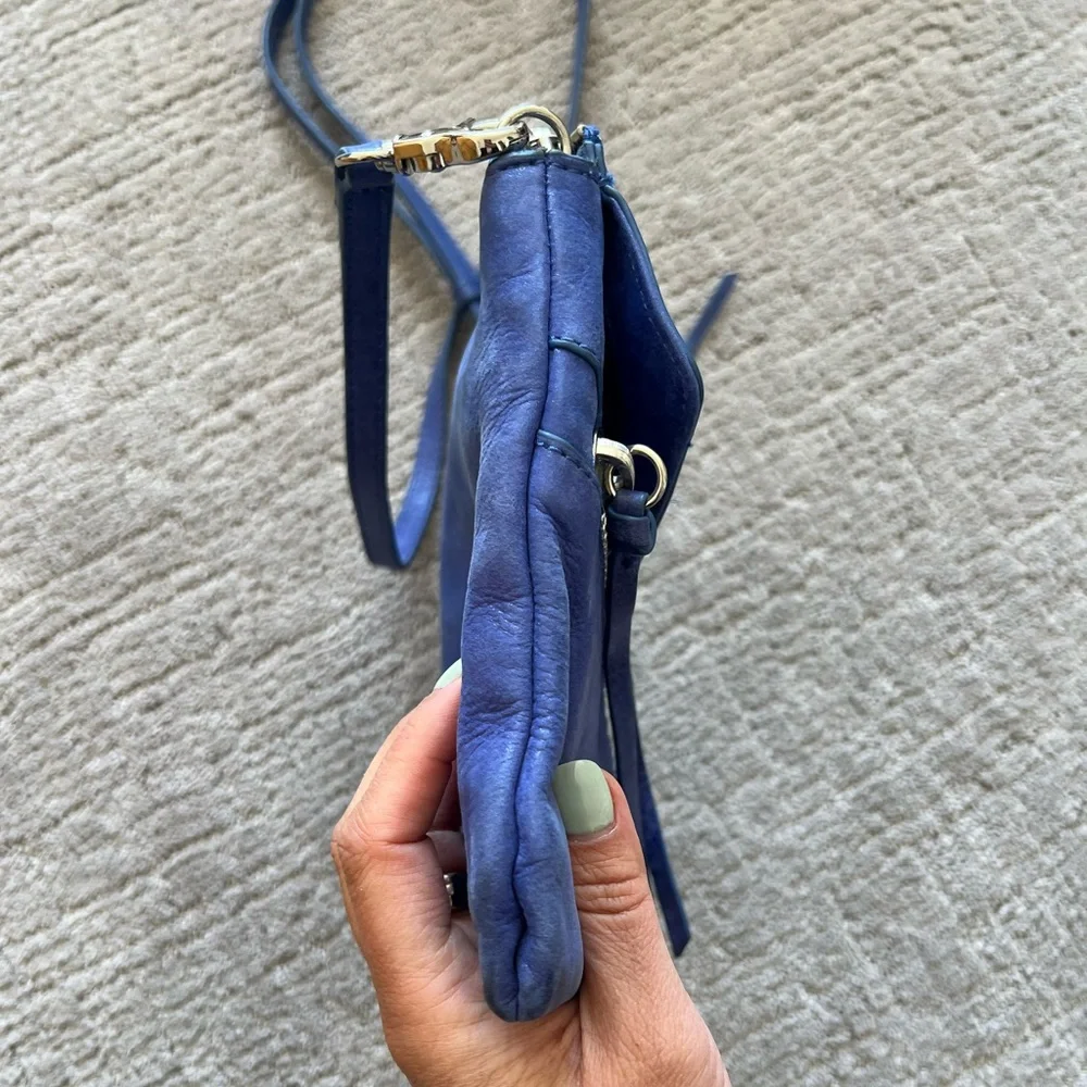 Botkier Blue Leather Crossbody Bag
